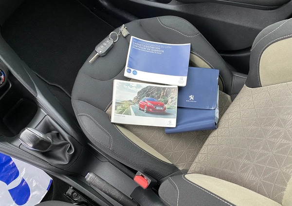 Peugeot 208 cena 26890 przebieg: 148463, rok produkcji 2014 z Strzyżów małe 781